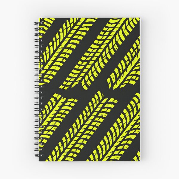 Item preview, Yellow Tire Track Racing Pattern designed and sold by SassyArtistry.