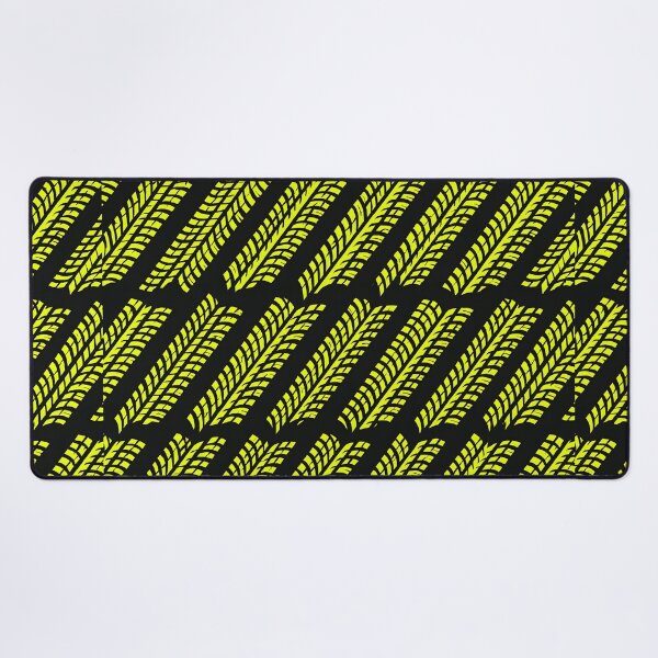 Item preview, Yellow Tire Track Racing Pattern designed and sold by SassyArtistry.