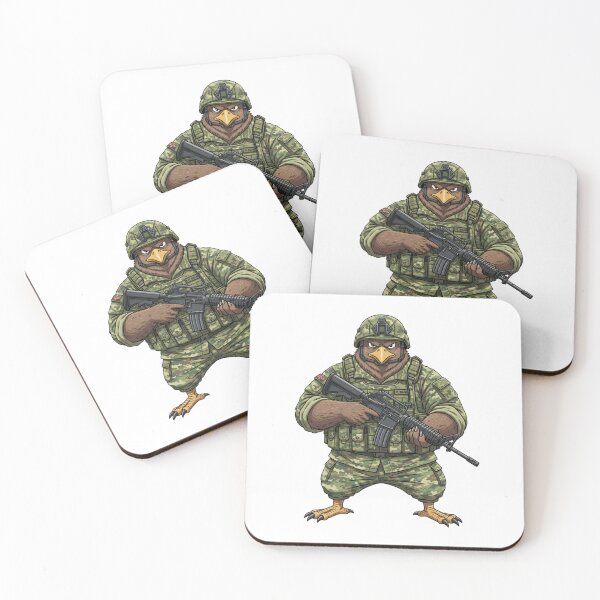 Item preview, Bird Military – kiwi bird designed and sold by RAWLIFEGRAPHIC.
