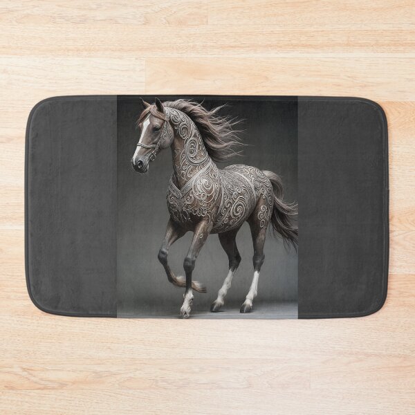 Item preview, Enchanting horse with three-dimensional decoration designed and sold by KunstGeist.