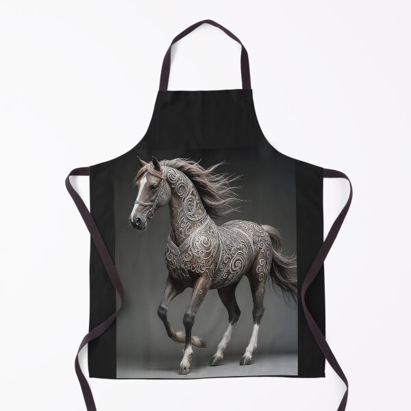 Item preview, Enchanting horse with three-dimensional decoration designed and sold by KunstGeist.