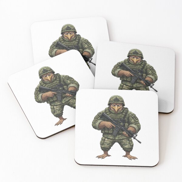 Item preview, Bird Military – kiwi bird designed and sold by RAWLIFEGRAPHIC.