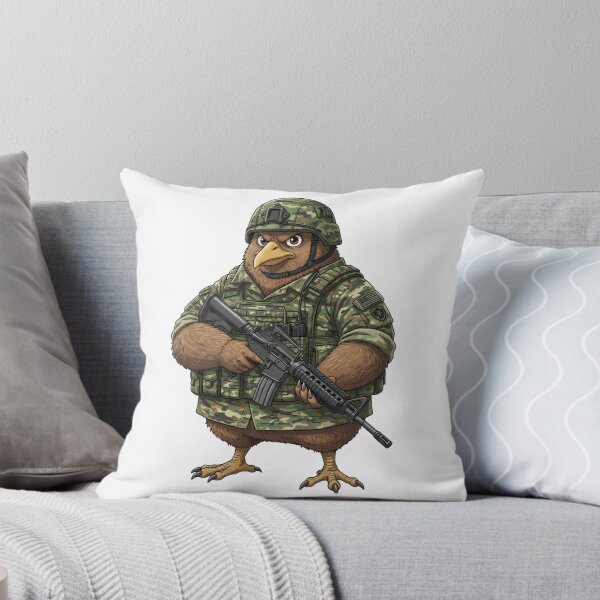 Item preview, Bird Military – kiwi bird designed and sold by RAWLIFEGRAPHIC.