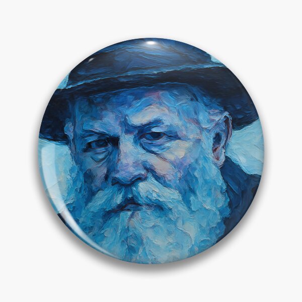 Item preview, The Rebbe | Menachem Mendel Schneerson | Lubavitcher Rebbe Artwork Original Jewish Art Print designed and sold by luvandsocial.