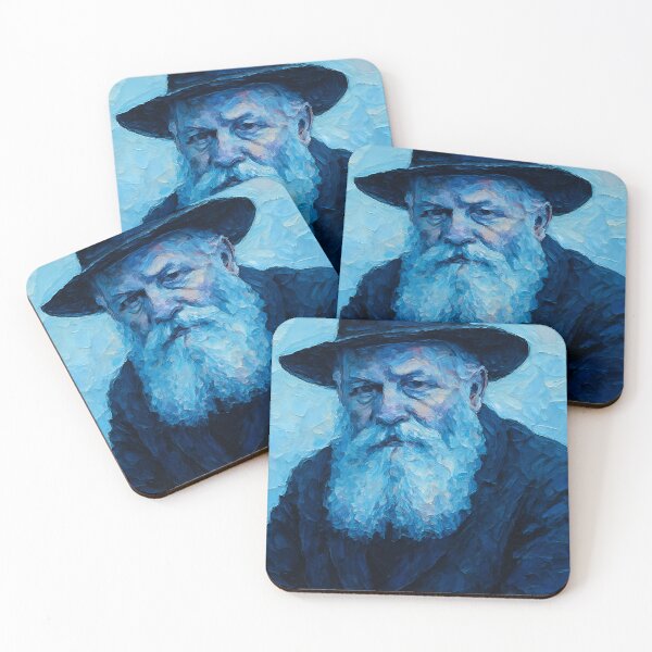 Item preview, The Rebbe | Menachem Mendel Schneerson | Lubavitcher Rebbe Artwork Original Jewish Art Print designed and sold by luvandsocial.