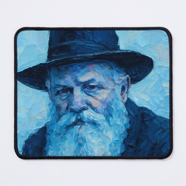 Item preview, The Rebbe | Menachem Mendel Schneerson | Lubavitcher Rebbe Artwork Original Jewish Art Print designed and sold by luvandsocial.