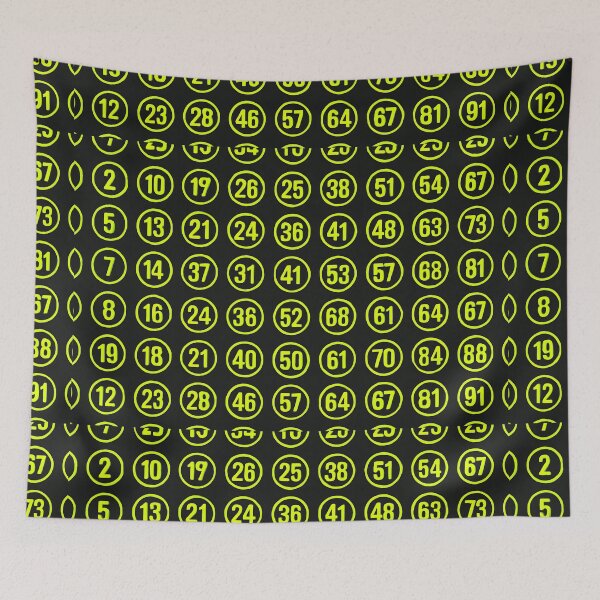 Item preview, Yellow Racing Number Pattern designed and sold by SassyArtistry.