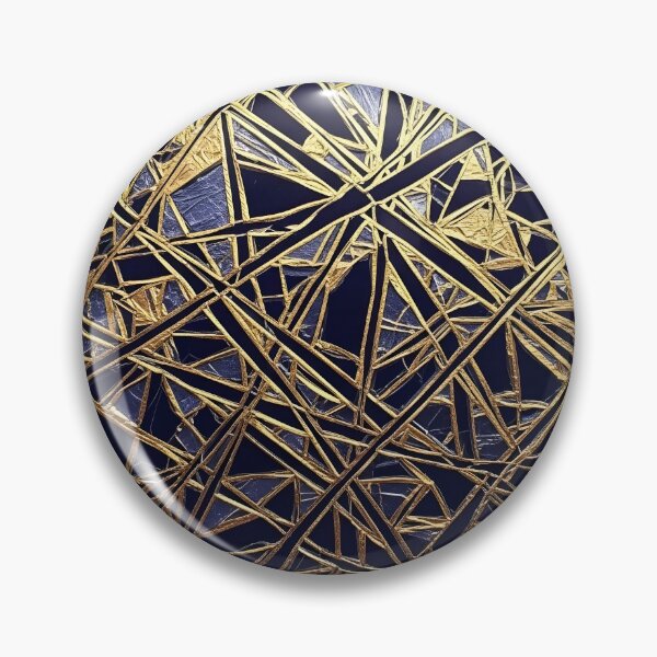 Item preview, Luxury Gold Shattered Chaos Abstract Pattern | Elegant Maximalist Art T-Shirt Design designed and sold by Badis  Mardessi.