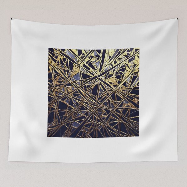 Item preview, Luxury Gold Shattered Chaos Abstract Pattern | Elegant Maximalist Art T-Shirt Design designed and sold by Badis  Mardessi.