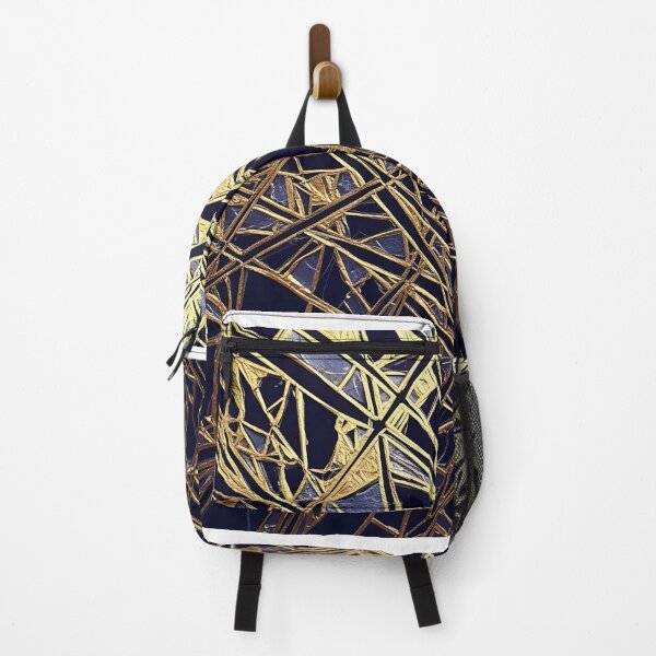 Item preview, Luxury Gold Shattered Chaos Abstract Pattern | Elegant Maximalist Art T-Shirt Design designed and sold by Badis Mardessi.