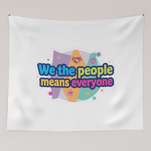 Item preview, We the people means everyone designed and sold by JustCrafted.