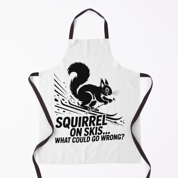 Item preview, Skiing Squirrel – What Could Go Wrong designed and sold by JessArty ⭐⭐⭐⭐⭐.