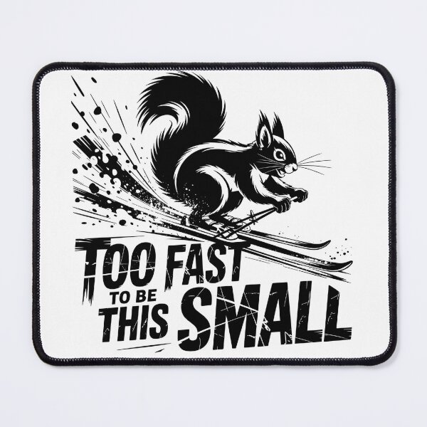 Item preview, Skiing Squirrel – Too Fast To Be This Small designed and sold by JessArty ⭐⭐⭐⭐⭐.