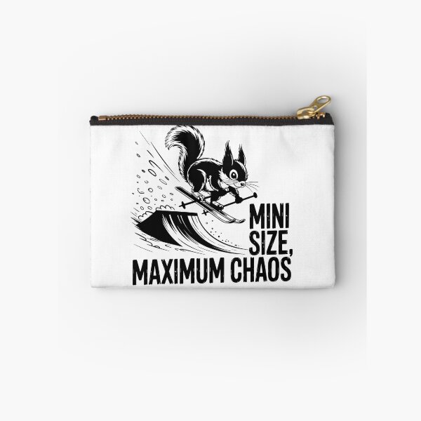 Item preview, Skiing Squirrel – Mini Size Maximum Chaos designed and sold by JessArty.