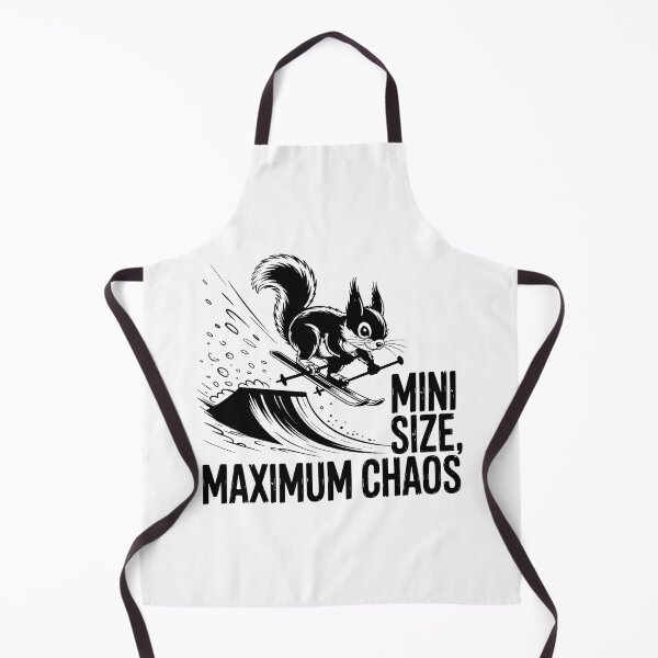 Item preview, Skiing Squirrel – Mini Size Maximum Chaos designed and sold by JessArty ⭐⭐⭐⭐⭐.
