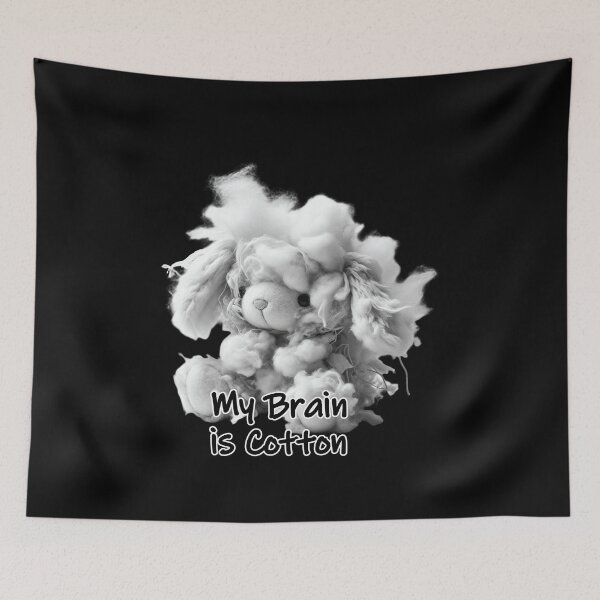 Item preview, Brain is Cotton designed and sold by Katrabbit Graphics.