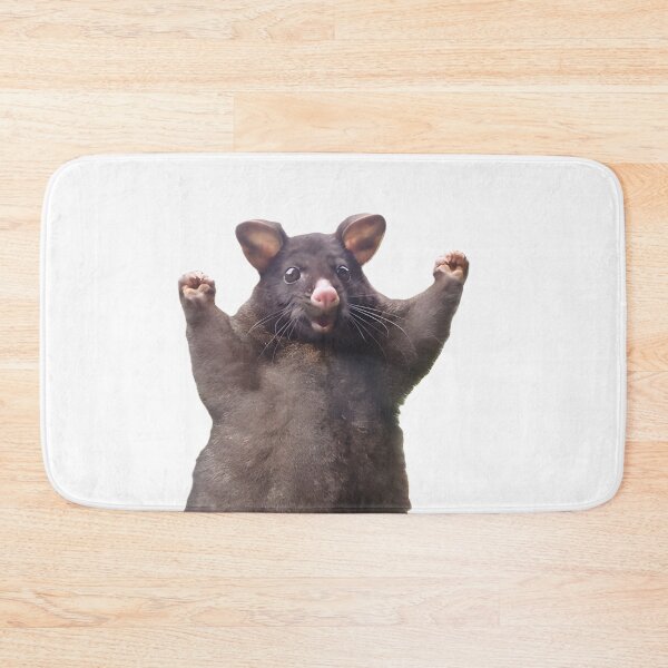 Item preview, A surprised-looking possum with its arms raised stands designed and sold by Innercosmic.