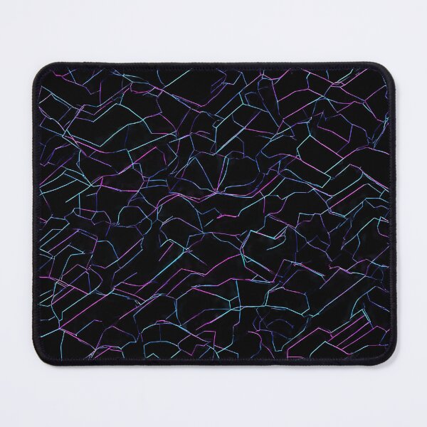 Item preview, Neon Contour Lines Seamless Pattern - Synthwave Aesthetic Tile designed and sold by NeonOrbit89.