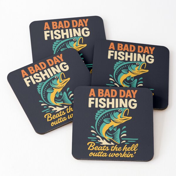 Item preview, A Bad Day Fishing Funny Outdoorsman Quote designed and sold by Victor Shadehorn.
