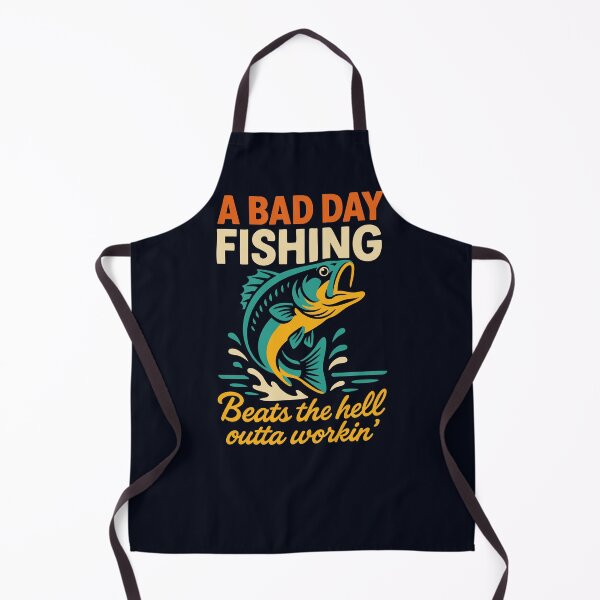 Item preview, A Bad Day Fishing Funny Outdoorsman Quote designed and sold by Victor Shadehorn.