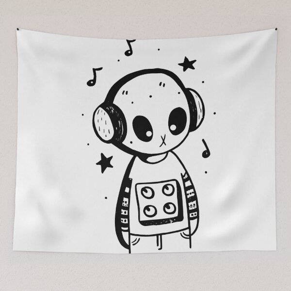 Item preview, Kawaii Martian DJ designed and sold by Fadi Alyaldani.