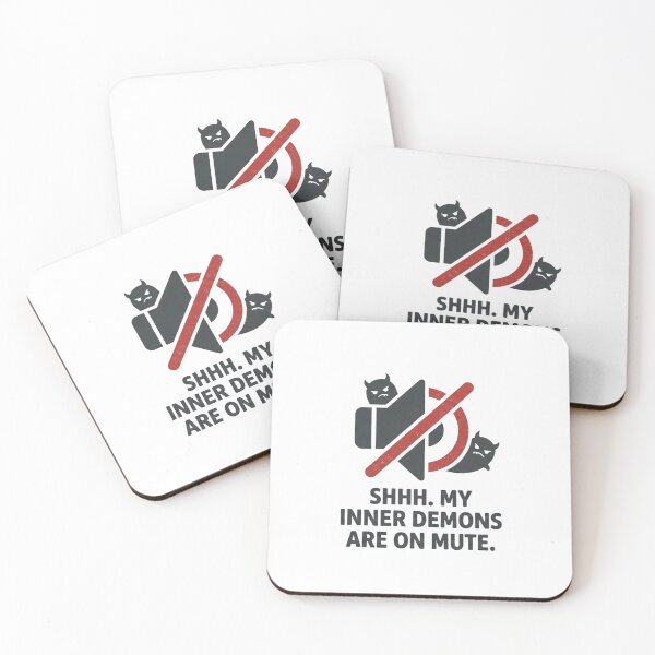 Item preview, Funny Inner Demons | Mental Health | Sarcastic Self Care Gift for Anxiety & Overthinking | Introvert Humor designed and sold by 247Creations.