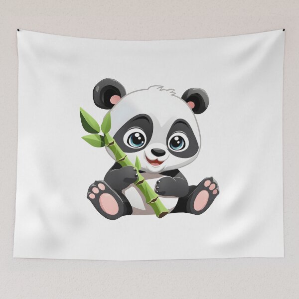 Aperçu de l'œuvre Panda bébé mignon créée et vendue par KeepDream.