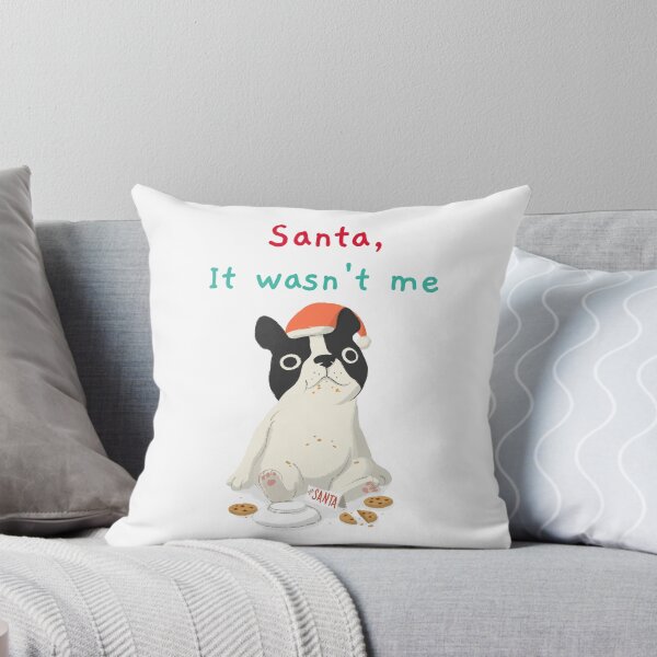 Item preview, Santa, It Wasn't Me – Funny Cookie-Thief Dog Christmas Design designed and sold by TalkTee Me.