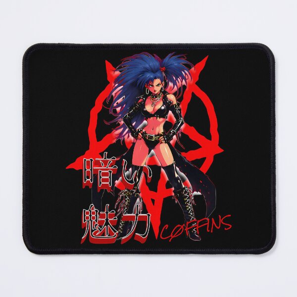 Item preview, Dark Charm Succubus - 90s Anime Girl Goth Aesthetic designed and sold by CoffinsArt.