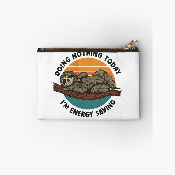 Item preview, Funny Sloth Doing Nothing – Retro Lazy Animal Humor Design designed and sold by FlorianDIY.