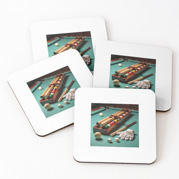Item preview, The Pool Hall — Billiards Room Illustration Art designed and sold by WhimsyByPaul.redbubble.com.