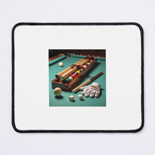 Item preview, The Pool Hall — Billiards Room Illustration Art designed and sold by WhimsyByPaul.redbubble.com.