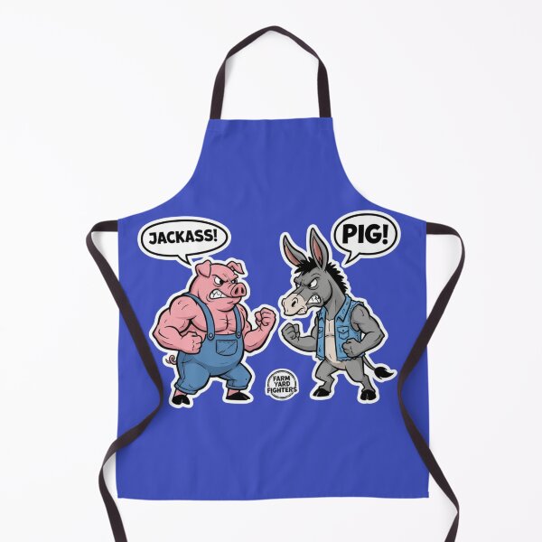 Item preview, Jackass vs Pig Farm Yard Fighters designed and sold by PunStitch.
