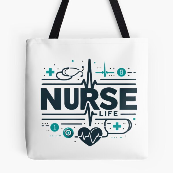 Item preview, Vida de enfermería Medicina Corazón Atención médica Estilo de vida designed and sold by DrawDrip.