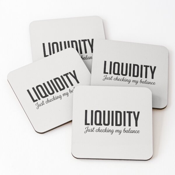 Item preview, Liquidity Just Checking My Balance Finance Humor Design designed and sold by SplashTastic.