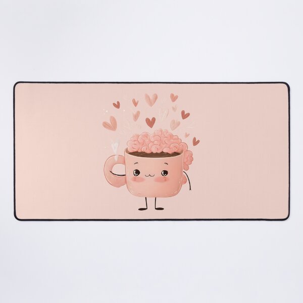 Item preview, Cute Brain Coffee Cup – Kawaii Self-Love Aesthetic, Mindfulness Mental Health Design designed and sold by PureBrain.
