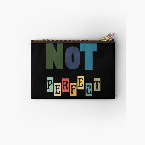 Item preview, Not Perfect – Minimal Real & Honest Quote designed and sold by CielaNoir.