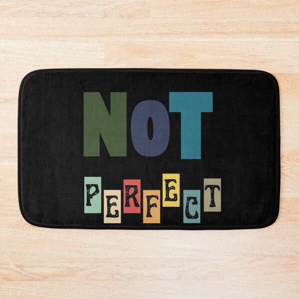 Item preview, Not Perfect – Minimal Real & Honest Quote designed and sold by CielaNoir.