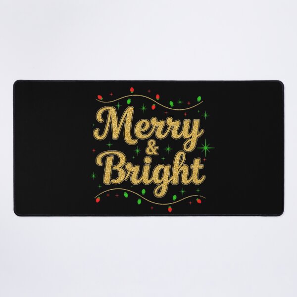 Item preview, Merry & Bright (Glitter/Foil Style) designed and sold by Brickroad Dsigns.
