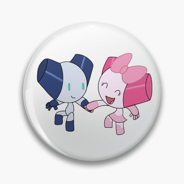 Item preview, Robotboy & Robotgirl holding hands designed and sold by KMR .