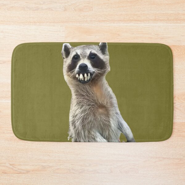 Item preview, Humorous raccoon with large buck teeth designed and sold by Innercosmic.