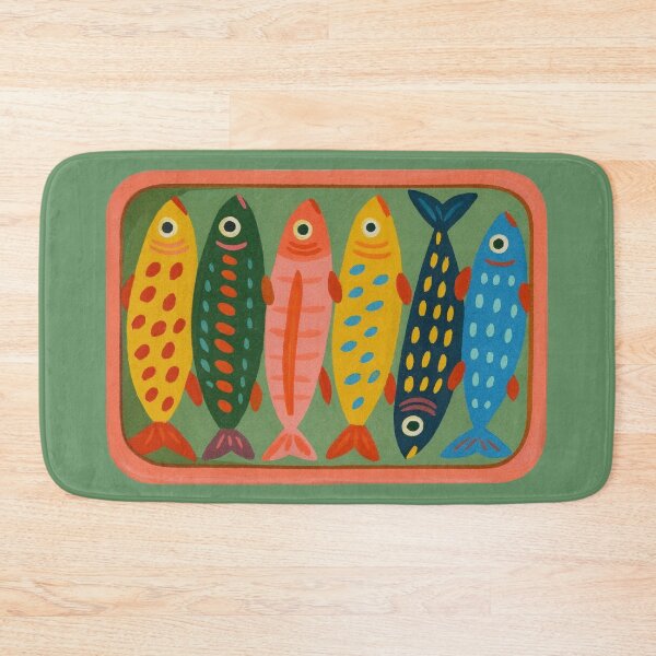 Item preview, Colorful Sardine Tin Illustration designed and sold by AmberCollective.