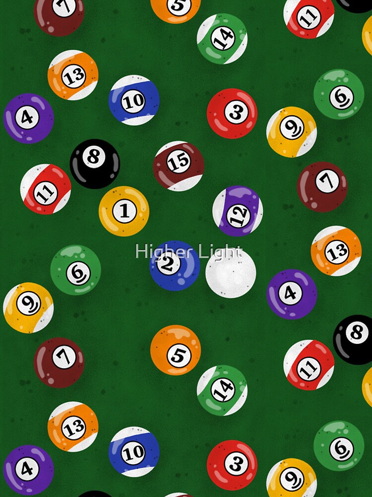 Thumbnail 4 of 4, iPhone Case, Pool Table Pattern designed and sold by ettrash.