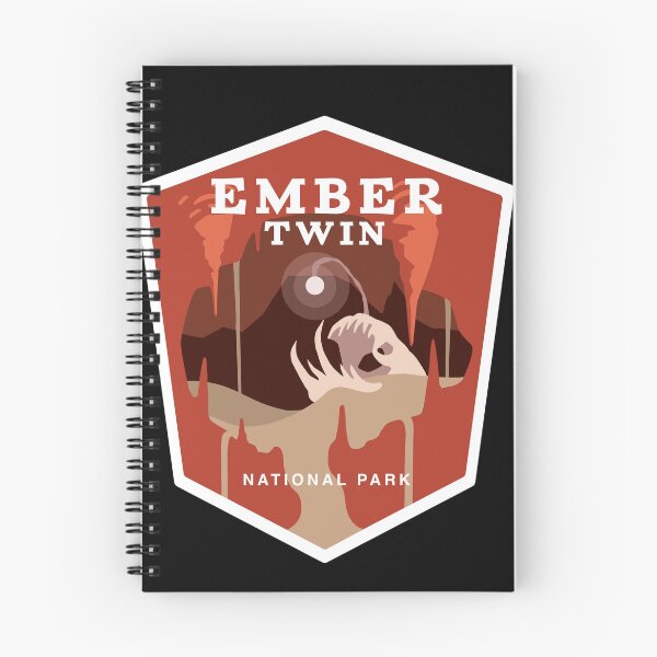 Item preview, Ember Twin National Park designed and sold by Harry Draws Straws.