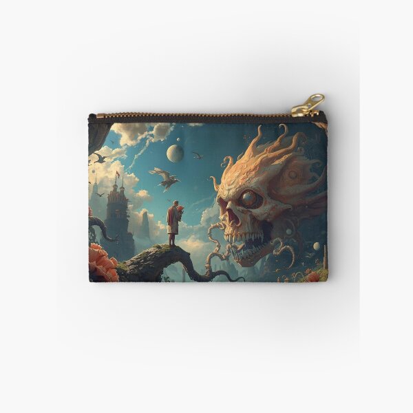 Item preview, Skull of the Celestial Leviathan – Surreal Fantasy Landscape designed and sold by Edenglow Prints & Peculiars.
