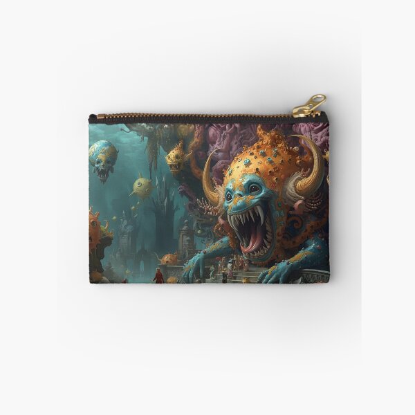 Item preview, Undersea Monster Kingdom – Surreal Fantasy Illustration designed and sold by Edenglow Prints & Peculiars.