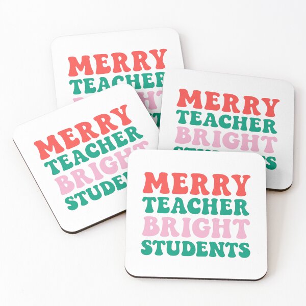 Item preview, Merry Teacher, Bright Students — Christmas Classroom Design designed and sold by artcultreone.