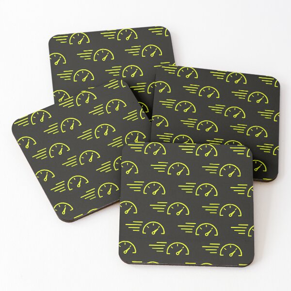 Item preview, Yellow Speedometer Racing Pattern designed and sold by SassyArtistry.