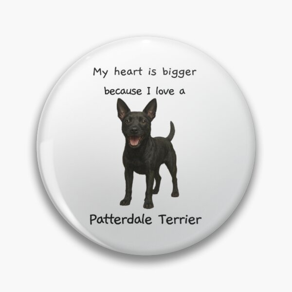 Item preview, My heart is bigger because I love a patterdale terrier designed and sold by RennlyDesigns.