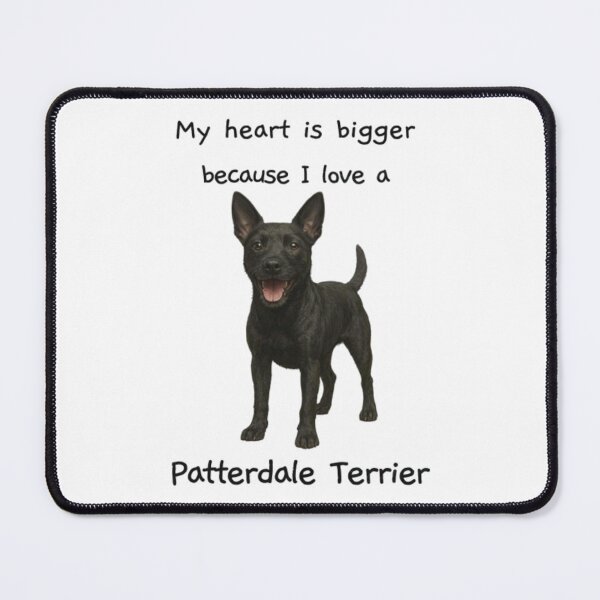 Item preview, My heart is bigger because I love a patterdale terrier designed and sold by RennlyDesigns.